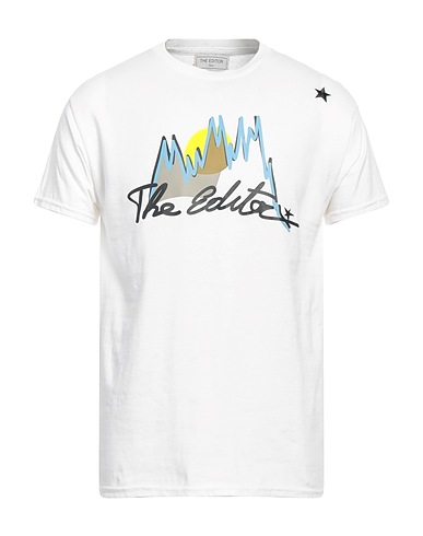 THE EDITOR T-Shirt Weiß 100% Baumwolle