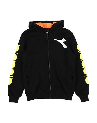 DIADORA Felpa Nero 100% Cotone