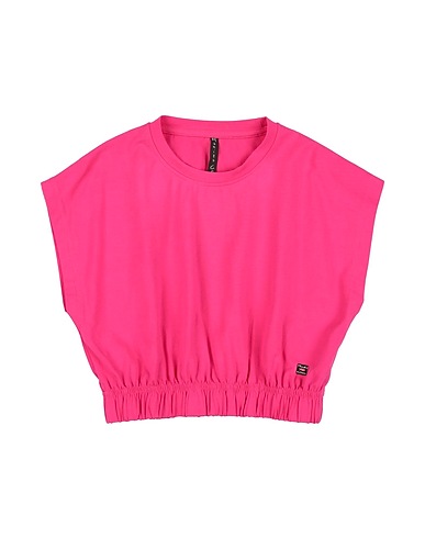 MANILA GRACE T-shirt Fuchsia 90% Cotton, 10% Elastane