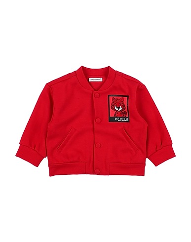 DOLCE&GABBANA Felpa Rosso 95% Cotone, 5% Elastan, Viscosa