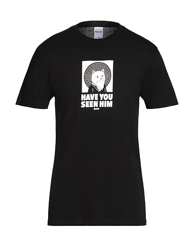 RIPNDIP T-shirt Have You Seen Him? Tee
 Noir 100% Coton