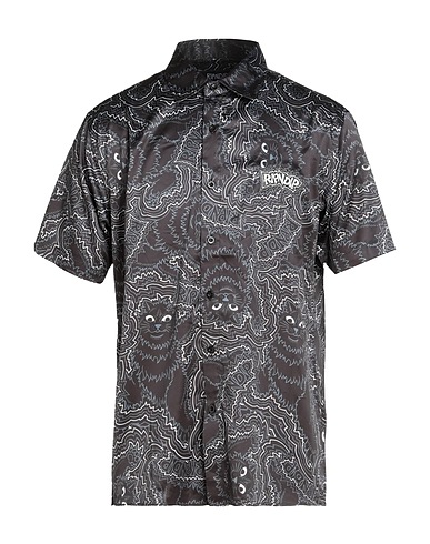 RIPNDIP 柄入りシャツ Energy Button Up 
 ブラック ポリエステル 100%