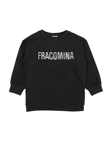 FRACOMINA MINI 트레이닝 상의 블랙 95% 코튼, 5% 엘라스테인