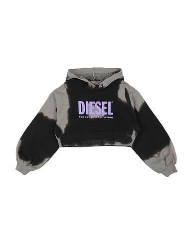 DIESEL Φούτερ Μαύρο 100% Βαμβάκι