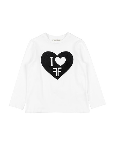 FRACOMINA MINI T-shirt White 95% Cotton, 5% Elastane