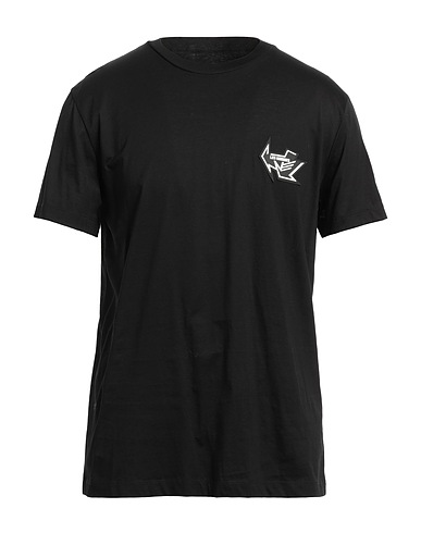 LES HOMMES T-shirt Black 100% Cotton