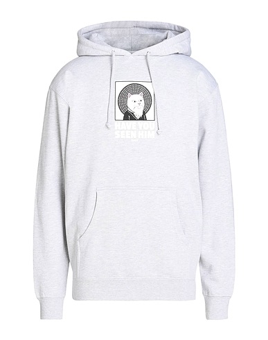 RIPNDIP Hooded sweatshirt Have You Seen Him? Hoodie
 Light grey 100% Cotton
