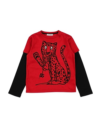 DOLCE&GABBANA T-shirt Rosso 100% Cotone