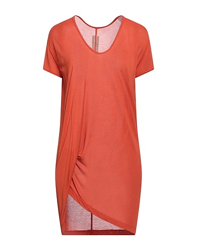 RICK OWENS T-shirt Rust 88% Viscose, 12% Silk