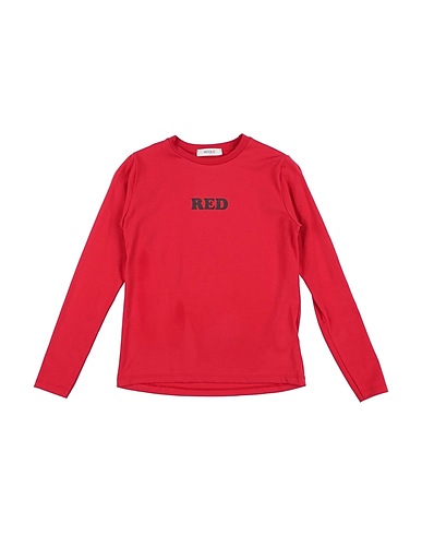 VICOLO T-Shirt Rot 90% Baumwolle, 10% Elastan