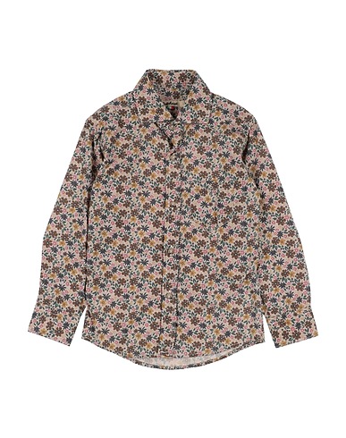 NUPKEET Patterned shirts & blouses Brown 100% Cotton