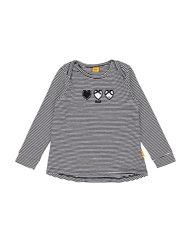 STEIFF T-shirt Midnight blue 95% Cotton, 5% Elastane