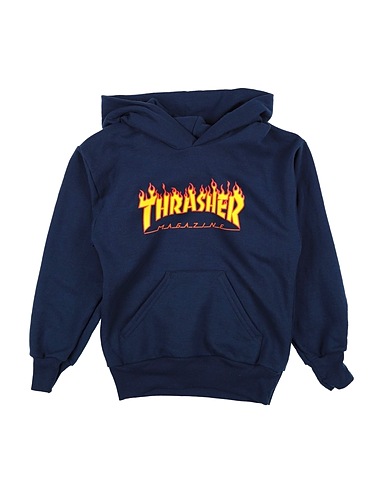 THRASHER Sweatshirt Blue 50% Cotton, 50% Polyester