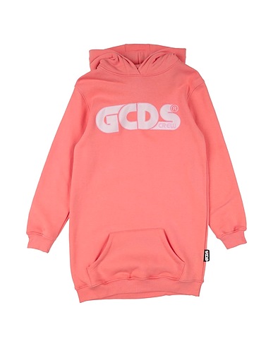 GCDS MINI Dress Salmon pink 100% Cotton