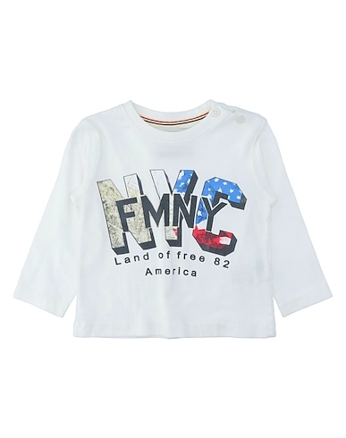 FRED MELLO T-Shirt Weiß 100% Baumwolle
