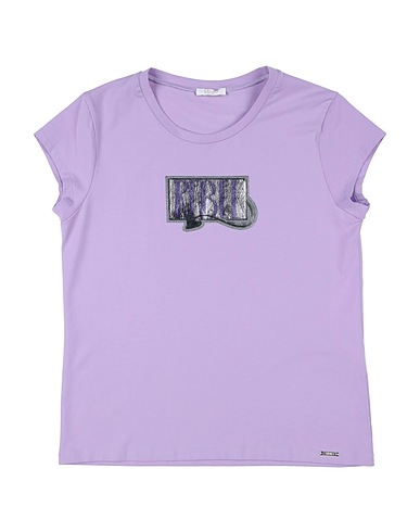 LIU •JO T-shirt Mauve 95% Cotton, 5% Elastane