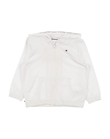 TOMMY HILFIGER Hoodie Weiß 95% Organische Baumwolle, 5% Elastan