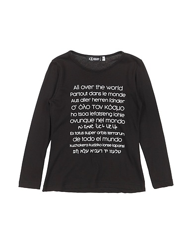 ILLOGIC! T-shirt Black 95% Cotton, 5% Elastane