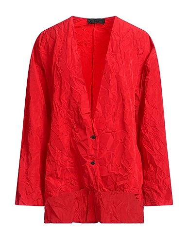 MARIA CALDERARA Camicie e bluse tinta unita Rosso 100% Poliestere