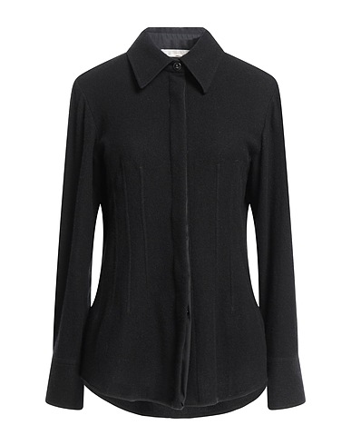 CHLOÉ Solid colour shirts & blouses Black 50% Virgin Wool, 50% Cashmere