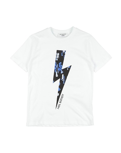 NEIL BARRETT T-shirt Bianco 100% Cotone