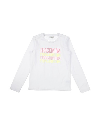 FRACOMINA MINI T-shirt Bianco 95% Cotone, 5% Elastan