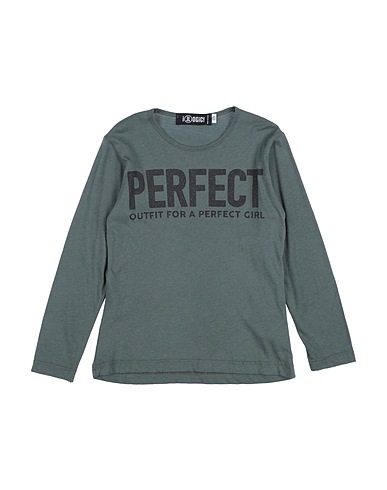 ILLOGIC! T-shirt Verde militare 50% Cotone, 42% Modal, 8% Elastan