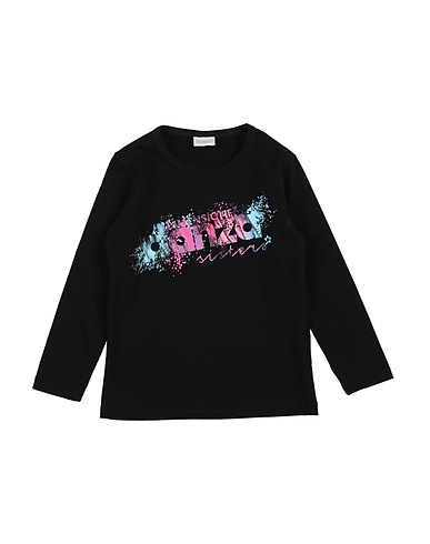 DIMENSIONE DANZA T-shirt Black 96% Cotton, 4% Elastane