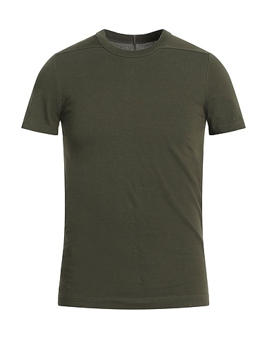 RICK OWENS Basic T-shirt Military green 100% Cotton