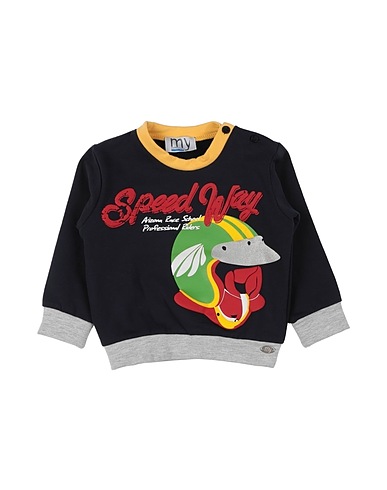 MY COLLECTIONS Sweatshirt Midnight blue 95% Cotton, 5% Elastane