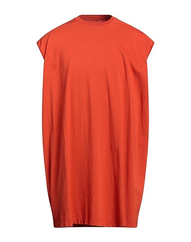 RICK OWENS Basic T-shirt Rust 100% Cotton