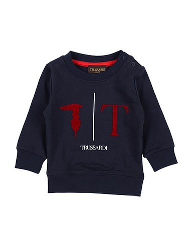 TRUSSARDI JUNIOR Sweatshirt Navy blue 100% Cotton