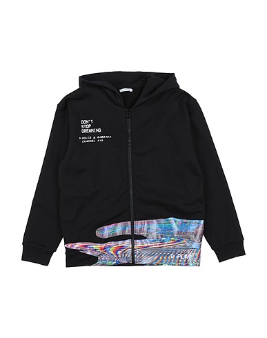 DOLCE&GABBANA Hoodie Schwarz 100% Baumwolle