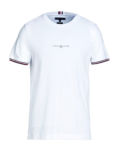 TOMMY HILFIGER T-shirt Bianco 100% Cotone
