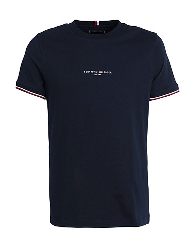 TOMMY HILFIGER T-shirt Navy blue 100% Cotton