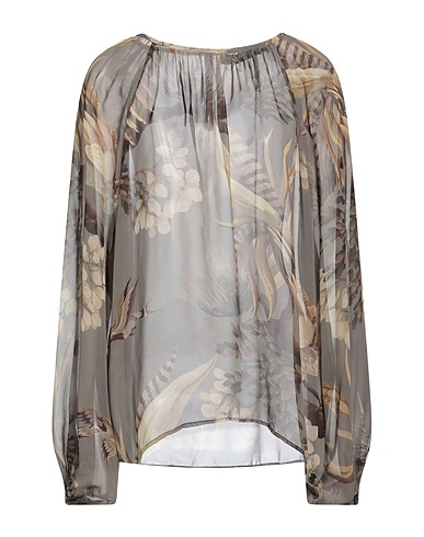 ALMA SANCHEZ Top Military green 100% Polyester