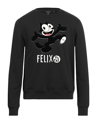 ANTONY MORATO Sweatshirt Black 67% Cotton, 19% Polyester, 14% Elastomultiester