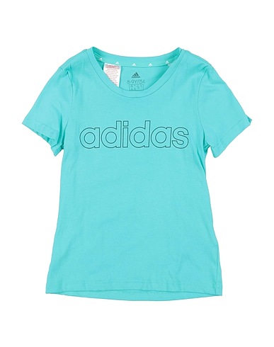 ADIDAS T-shirt Turquoise 100% Cotton
