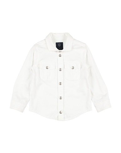 FAY Chemise de couleur unie Blanc 97% Coton, 3% Élasthanne