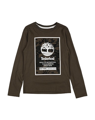 TIMBERLAND T-shirt Military green 100% Cotton