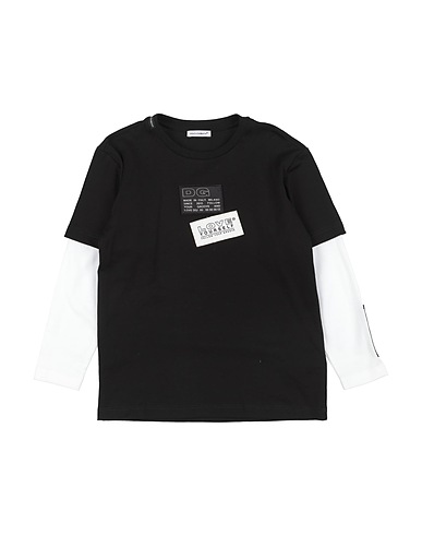 DOLCE&GABBANA Футболка Чёрный 100% Хлопок