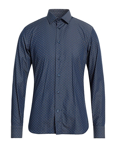 ANGELO NARDELLI Denim shirt Blue 100% Cotton