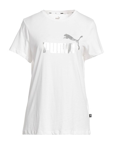 PUMA T-shirt White 100% Cotton