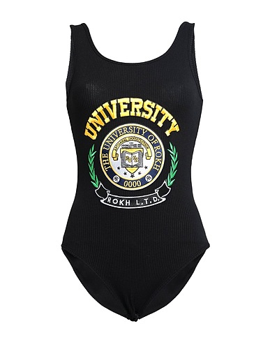 ROKH TOPS & TEES Black 95% Cotton, 5% Elastane