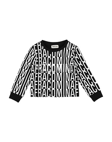 FRACOMINA MINI Sweatshirt Black 95% Cotton, 5% Elastane