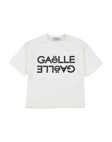 GAëLLE Paris T-shirt Bianco 96% Cotone, 4% Elastan