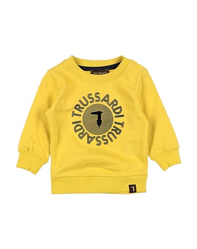 TRUSSARDI JUNIOR Sweatshirt Yellow 100% Cotton