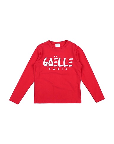 GAëLLE Paris T-shirt Rosso 93% Cotone, 7% Elastan