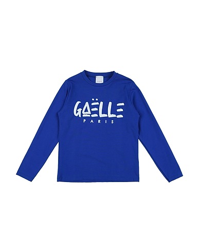GAëLLE Paris T-shirt Blu 93% Cotone, 7% Elastan