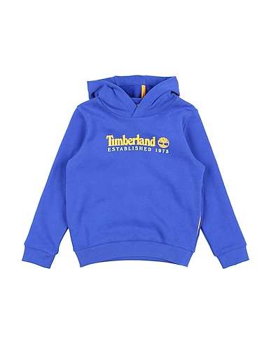 TIMBERLAND Hooded track jacket  Blue 80% Cotton, 20% Polyester, Elastane